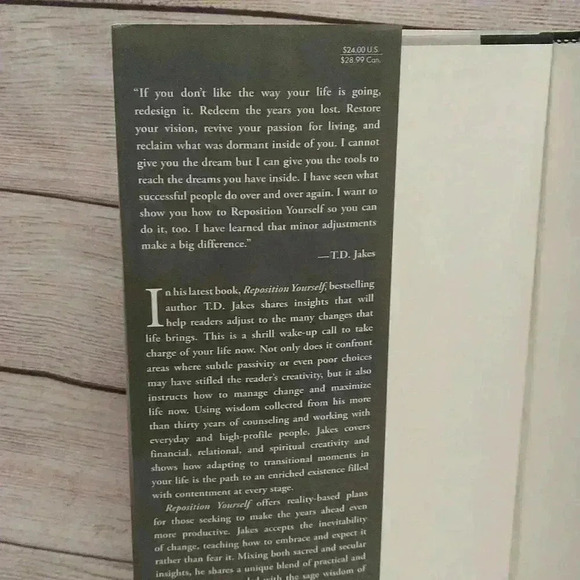 TD Jakes "Reposition Yourself" Book - Picture 2 of 2